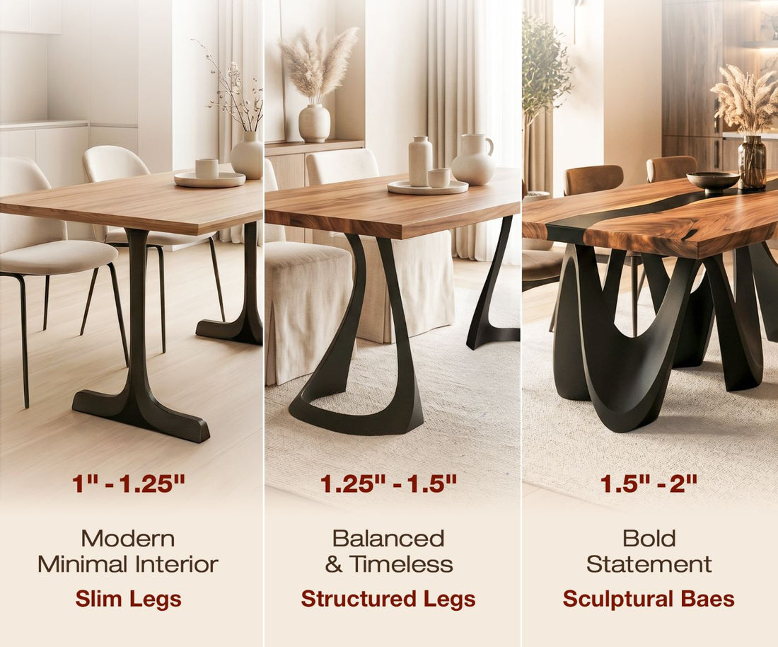the tabletop is the constant