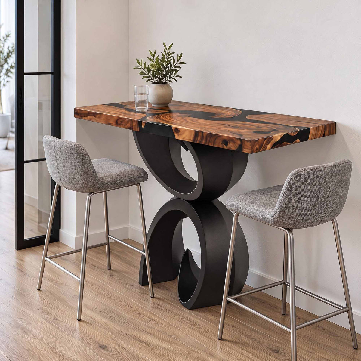 Unique Counter Table 48" x 24" for Kitchens & Home Bars - 604 Helyx - Thumb