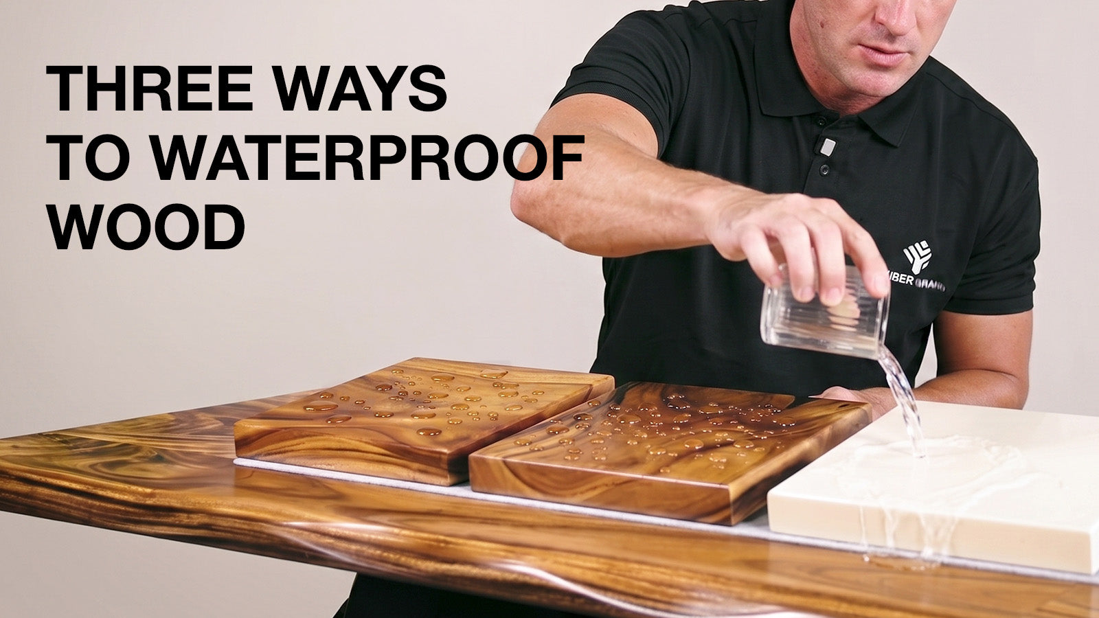 three way to waterproof wood - video thumbnail