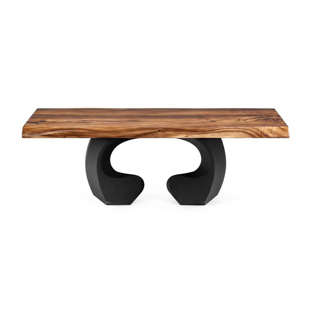 Wood Bench 60" for Minimalist Homes - 121 Omea - 60x15 Top white background