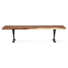 Wood Bench 72" for Full-Length Dining Seating - 207 Vincer - White background